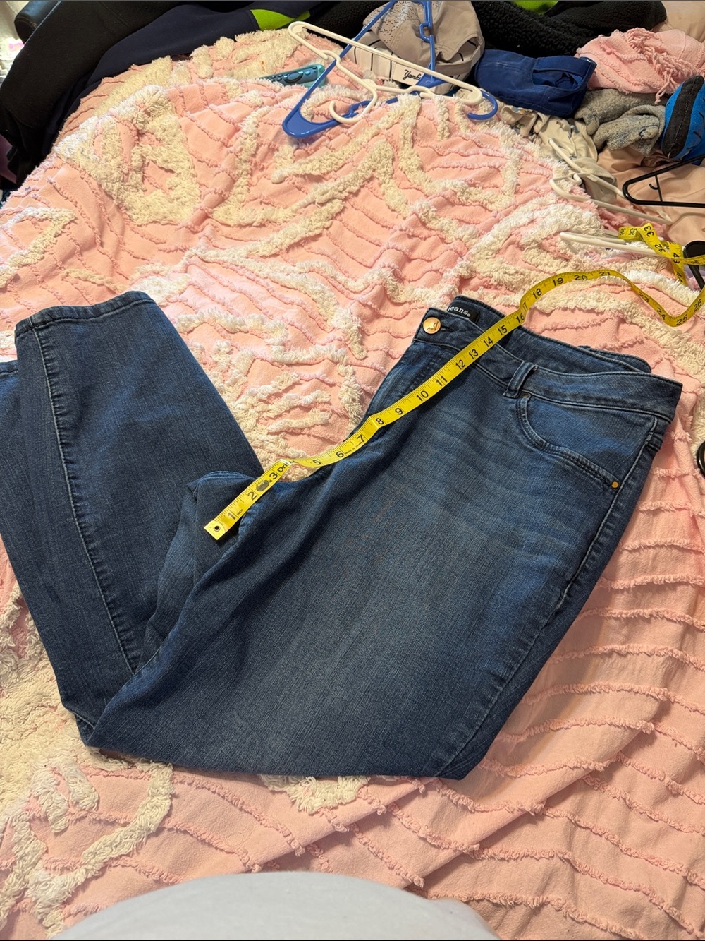 d. jeans Blue Stretch Jeggings - Classic Indigo Wash